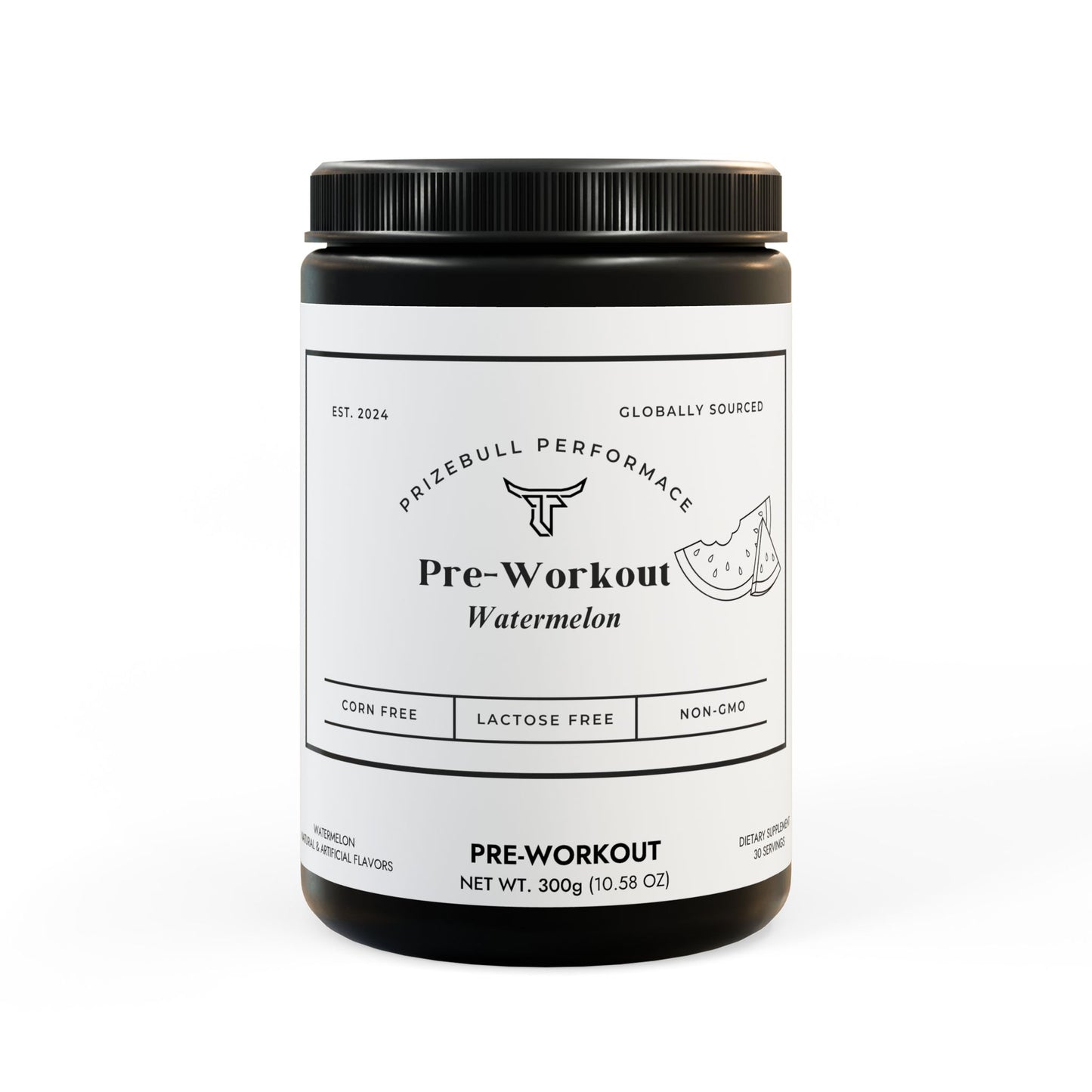 Prizebull Pre-Workout Supplement, Watermelon