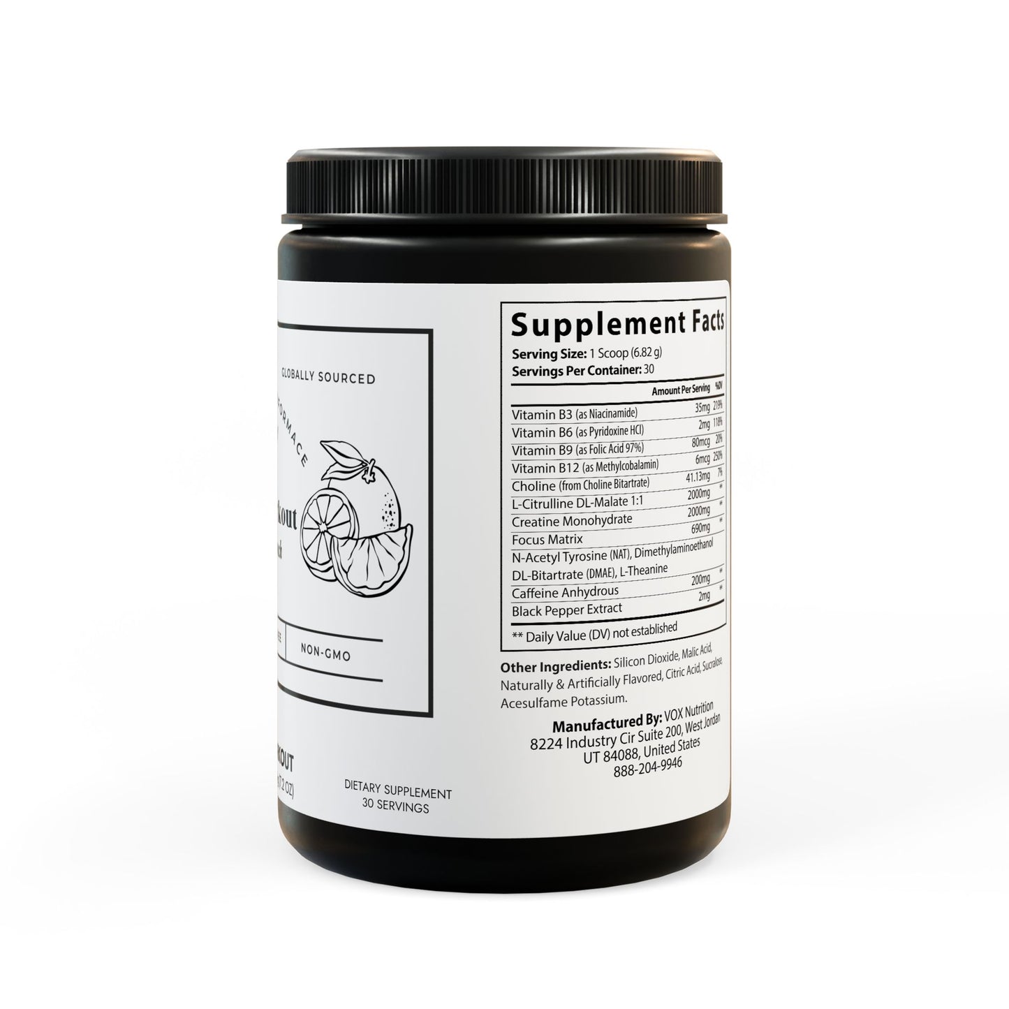 Prizebull Pre-Workout Supplement, Fruit Punch