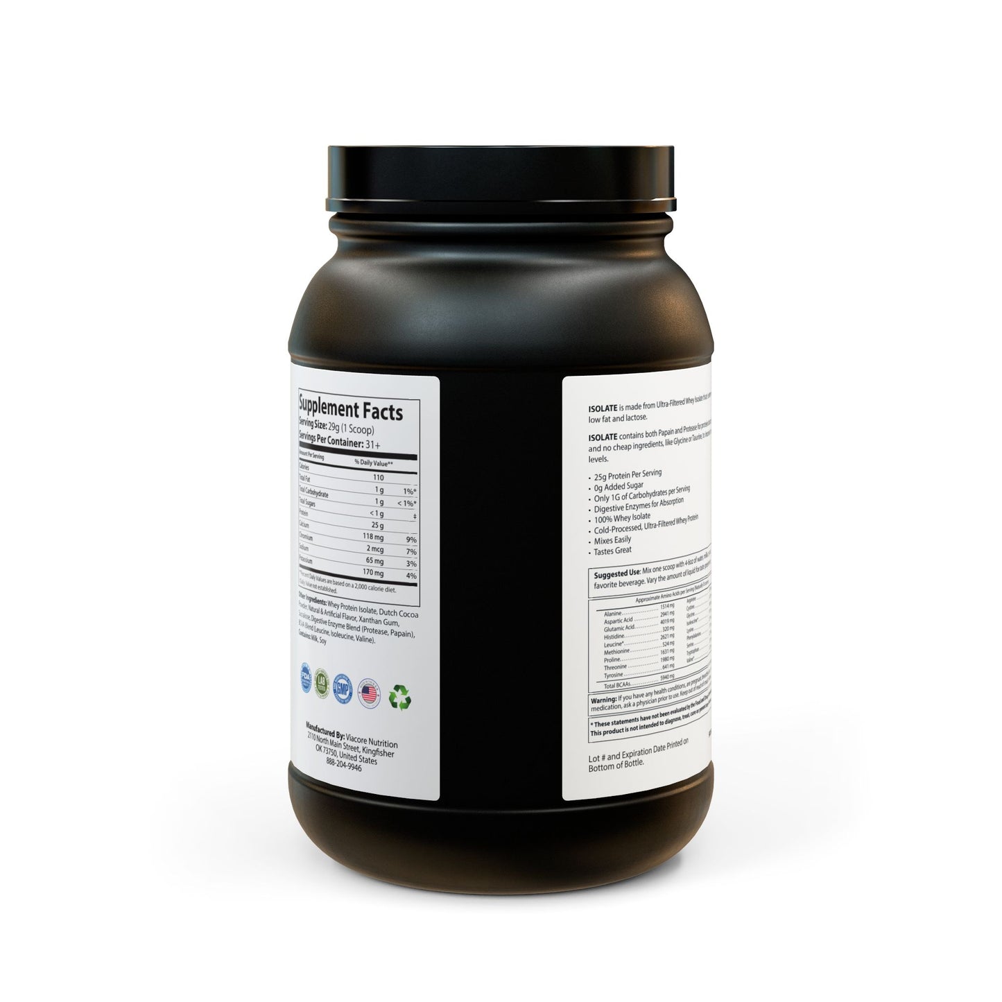 Prizebull Whey Isolate Protein Supplement