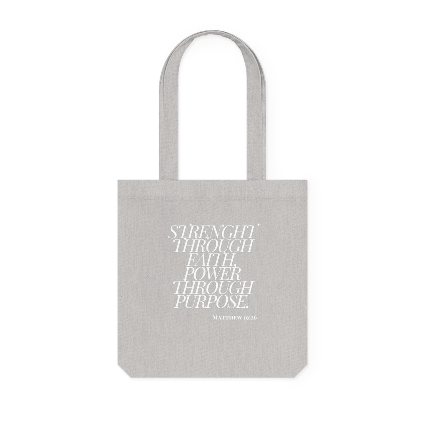 Christian Faith Woven Tote Bag