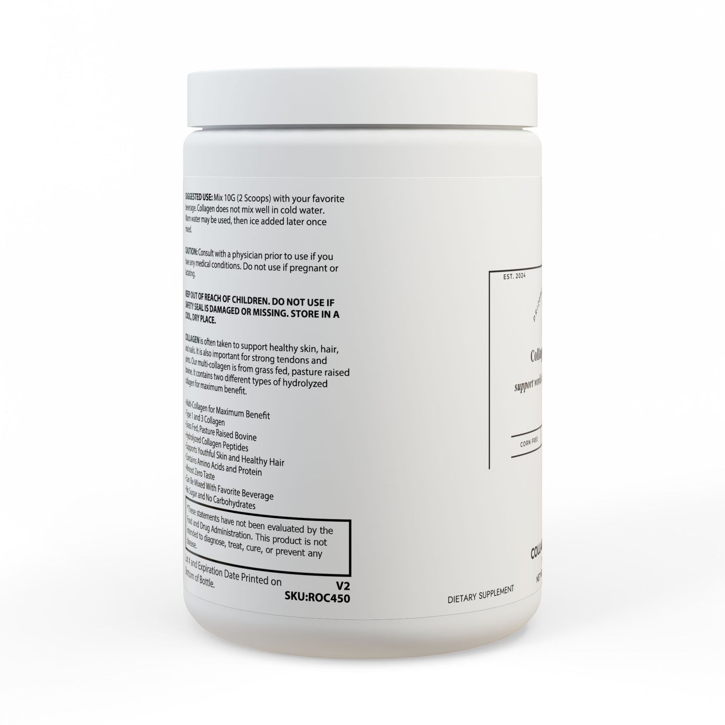 Prizebull Collagen Peptides Type I & III Supplement