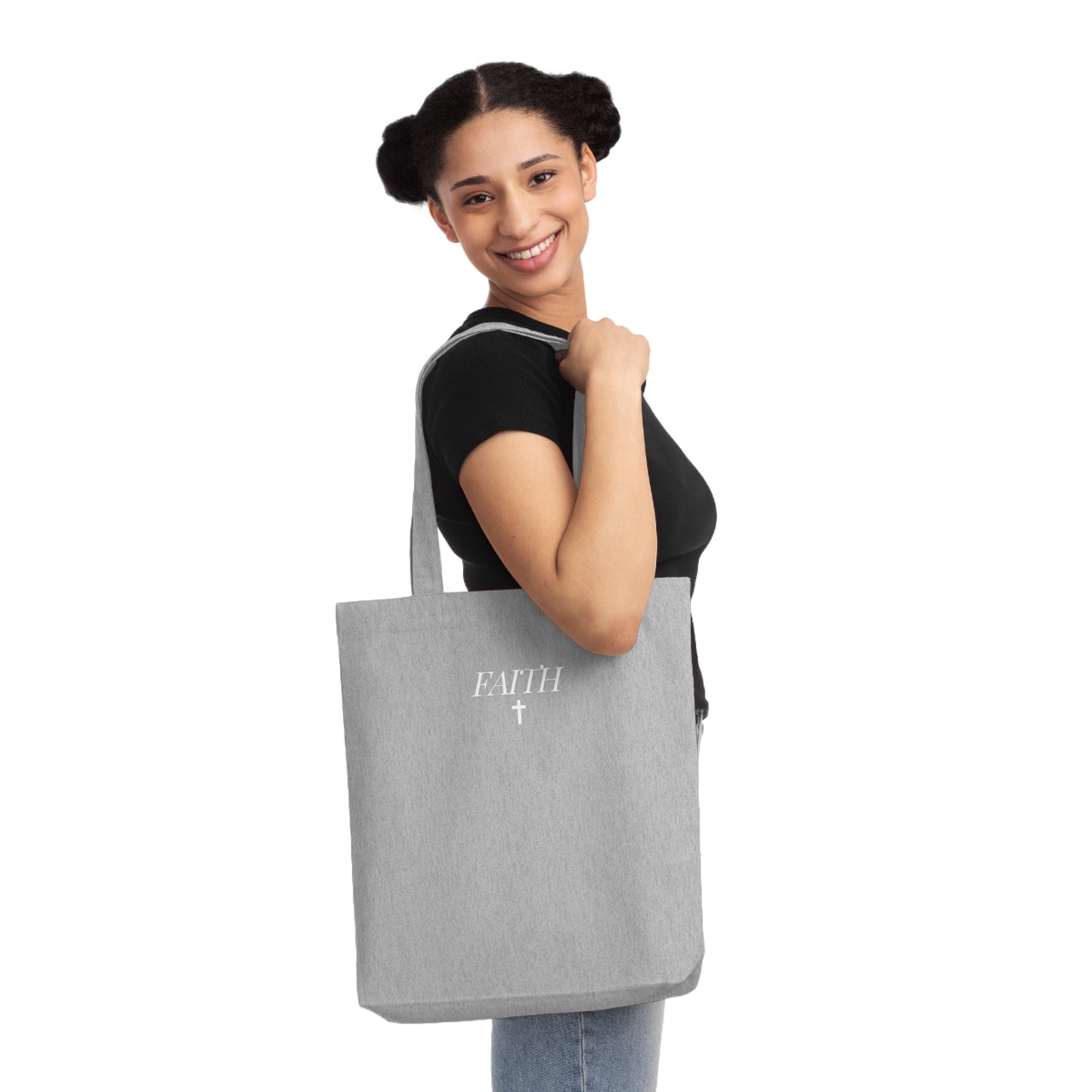 Christian Faith Woven Tote Bag