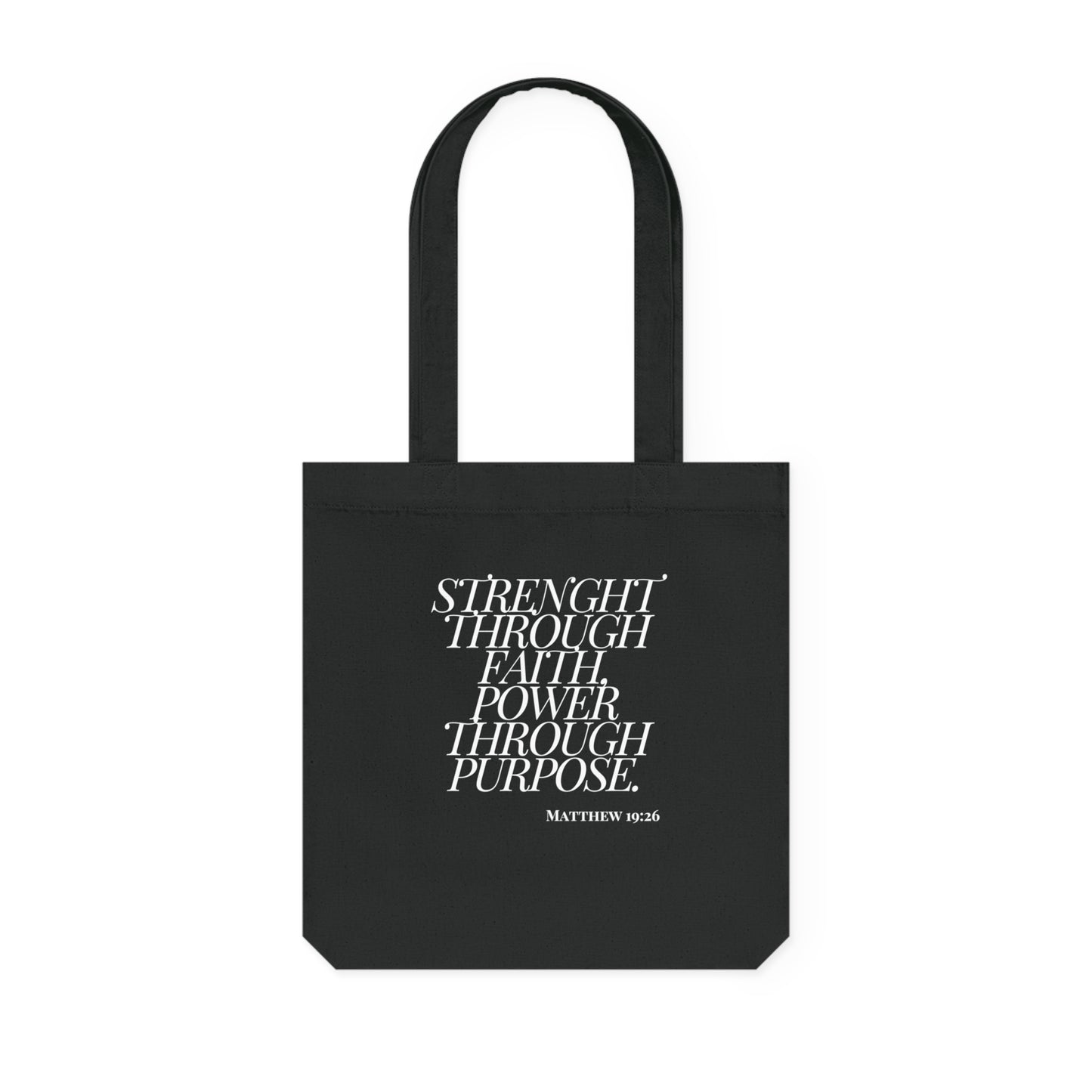 Christian Faith Woven Tote Bag